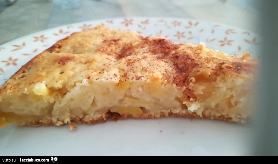 Fetta di dolce preparato da Rosestrella