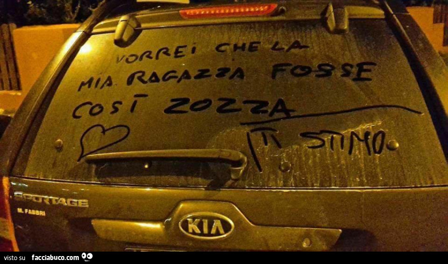 Vorrei che la mia ragazza fosse così zozza