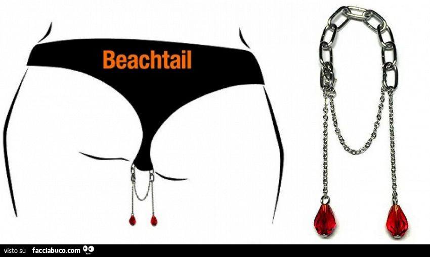 Beachtail il ciondolo estivo per bikini
