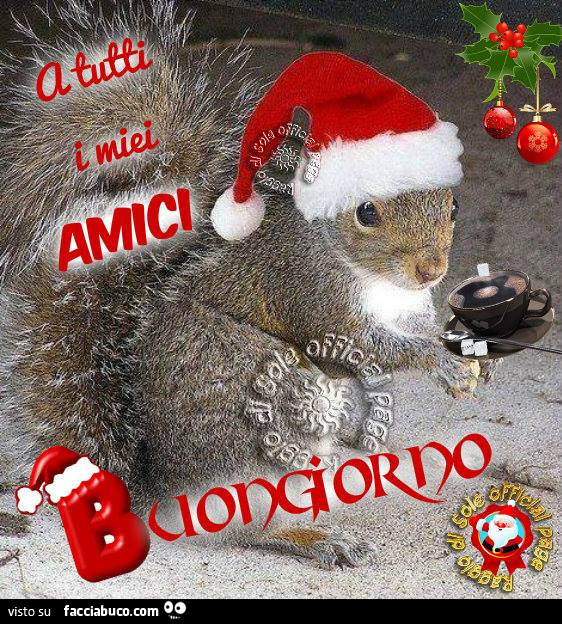A tutti i miei amici buongiorno
