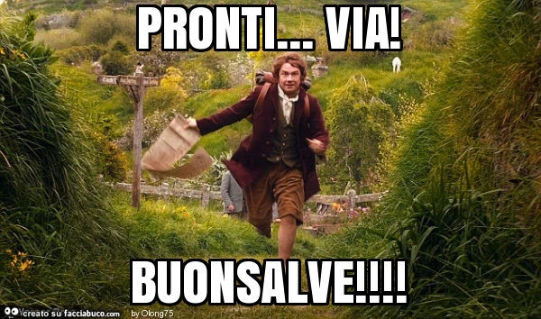 Pronti&hellip; via! Buonsalve