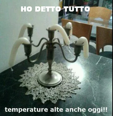 Ho detto tutto. Temperature alte anche oggi
