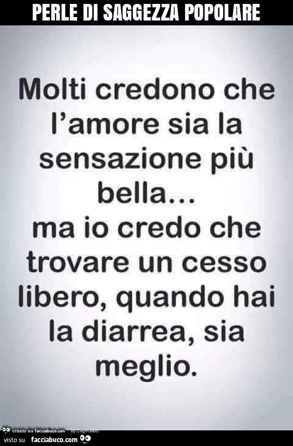 Perle di saggezza popolare