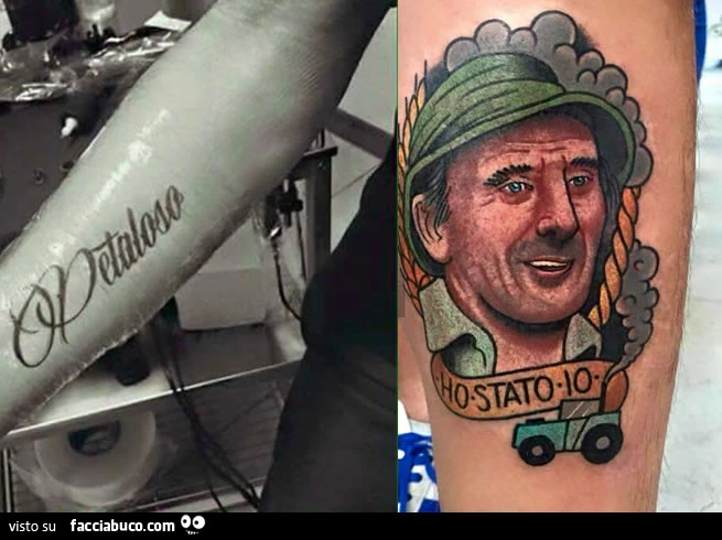 Tatuaggio Petaloso e Ho stato io