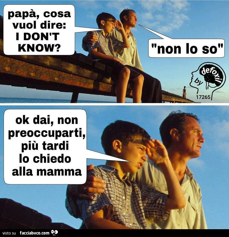 Que Veut Dire I Don T Know