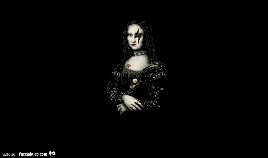 Monna Lisa versione Marilyn Manson