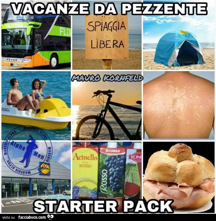 Vacanze da pezzente starter pack