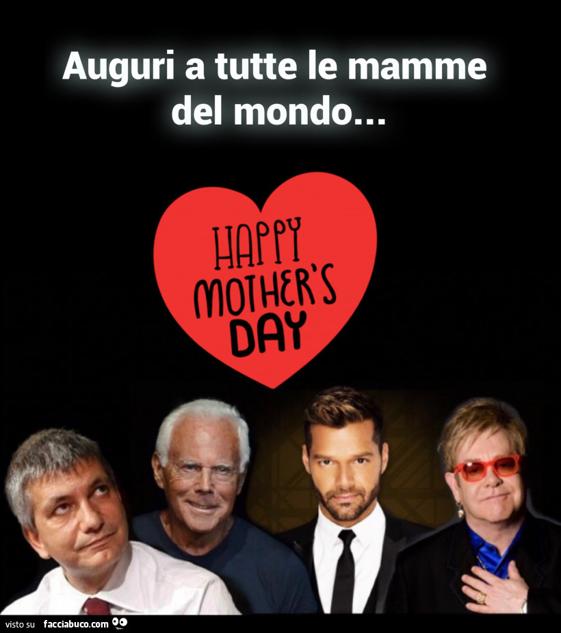 Auguri a tutte le mamme del mondo… Happy Mother's day