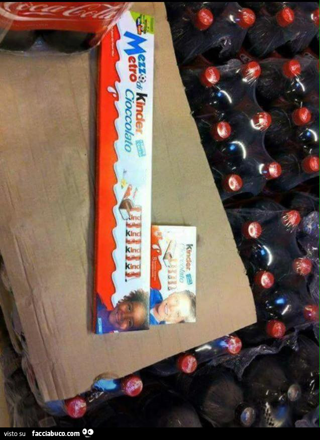 Mezzo metro di Kinder Cioccolato