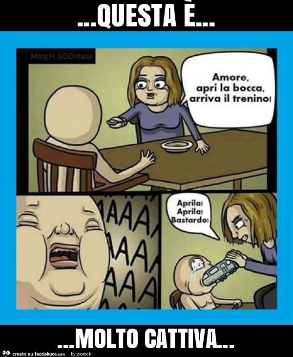 Questa è&hellip; molto cattiva
