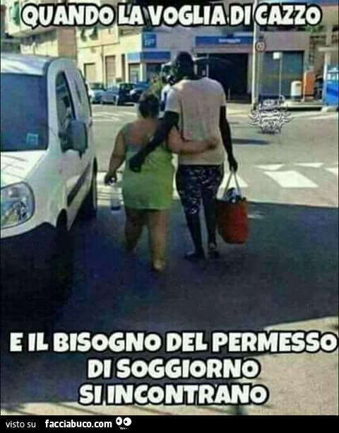 Quando la voglia di cazzo e il bisogno del permesso di soggiorno si incontrano