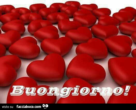 Cuori. Buongiorno