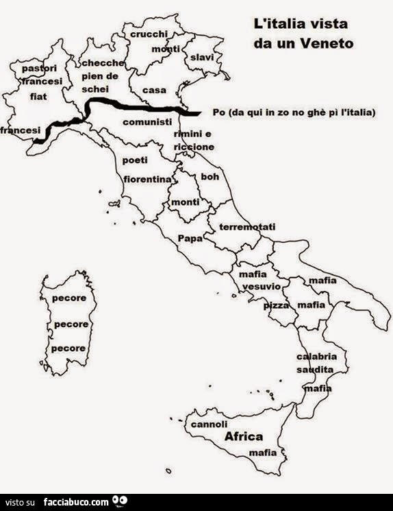 L'Italia vista da un Veneto