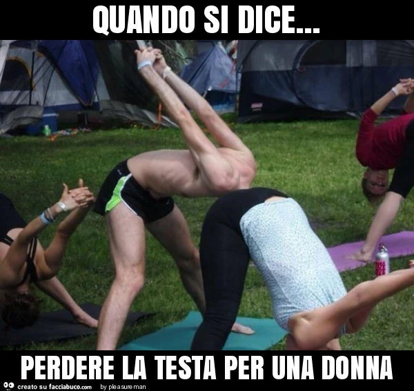 Quando si dice&hellip; perdere la testa per una donna
