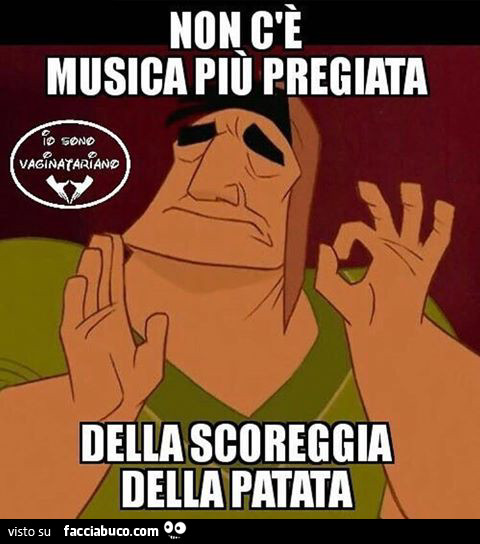 Non c'è musica pregiata della scoreggia della patata