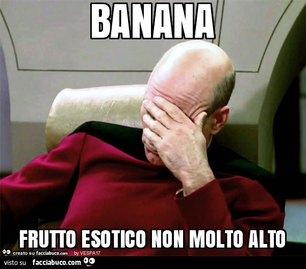 Banana: frutto esotico non molto alto