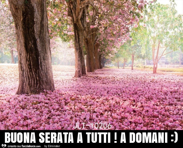 Buona serata a tutti! A domani: )