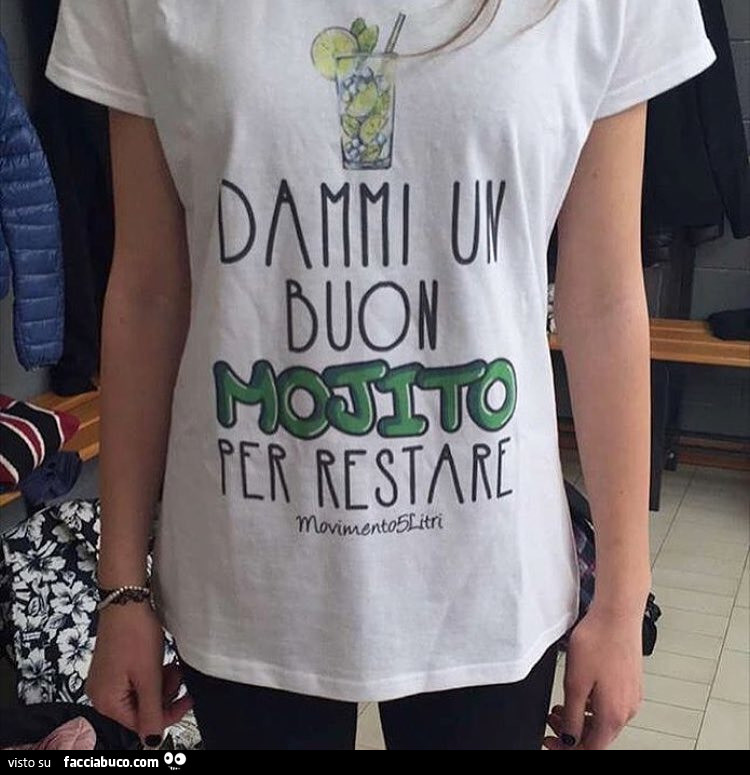 Dammi un buon mojito per restare