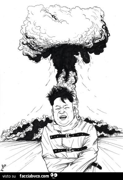 Kim Jong-un con la camicia di forza