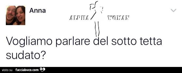 Vogliamo parlare del sotto tetta sudato?