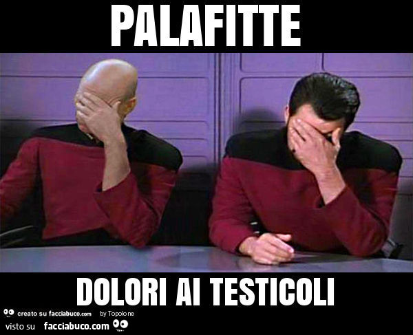 Palafitte dolori ai testicoli