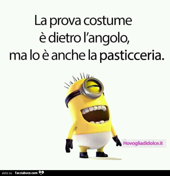 La prova costume è dietro l'angolo, ma lo è anche la pasticceria