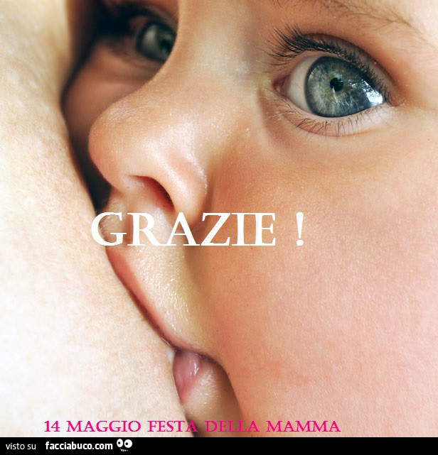 Grazie! 14 Maggio festa della mamma