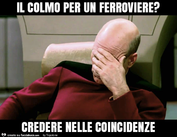 Il colmo per un ferroviere? Credere nelle coincidenze