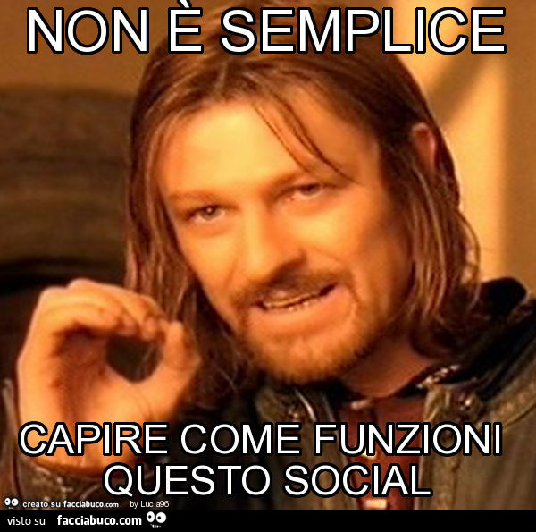 Non è semplice capire come funzioni questo social