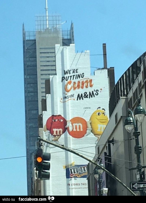 Wère putting cum inside M&M's