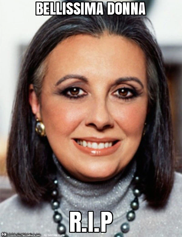 Bellissima donna r. I. P