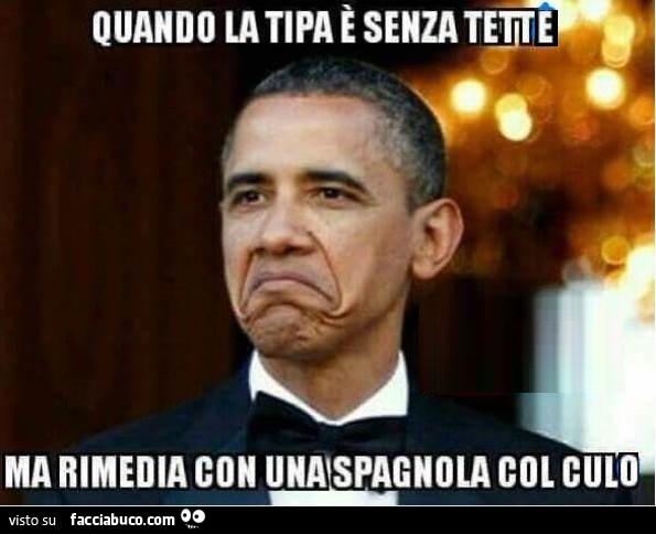 Quando la tipa è senza tette ma rimedia con una spagnola col culo