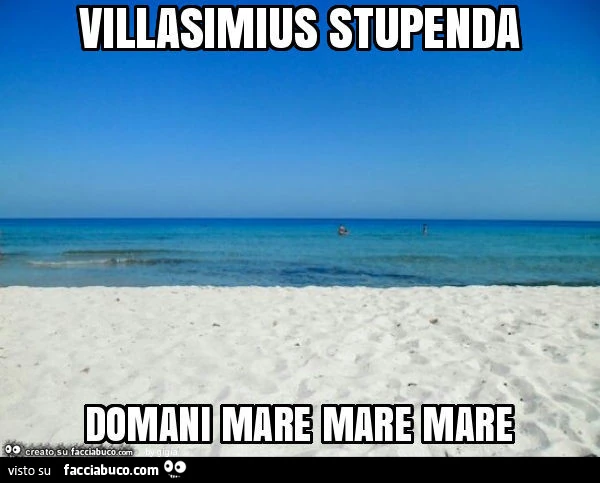 Villasimius stupenda domani mare mare mare