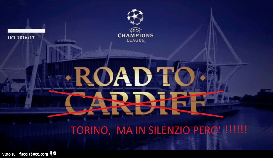 Road To Cardiff… No, Torino, ma in silenzio però