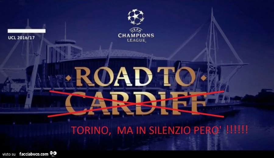 Road To Cardiff&hellip; No, Torino, ma in silenzio però