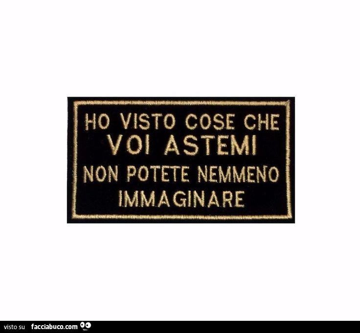 Ho Visto Cose Che Voi Umani Non Potete Nemmeno Immaginare