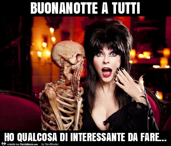Buonanotte a tutti ho qualcosa di interessante da fare