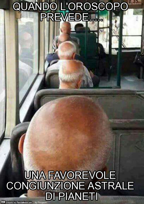Quando l'oroscopo prevede… una favorevole congiunzione astrale di pianeti