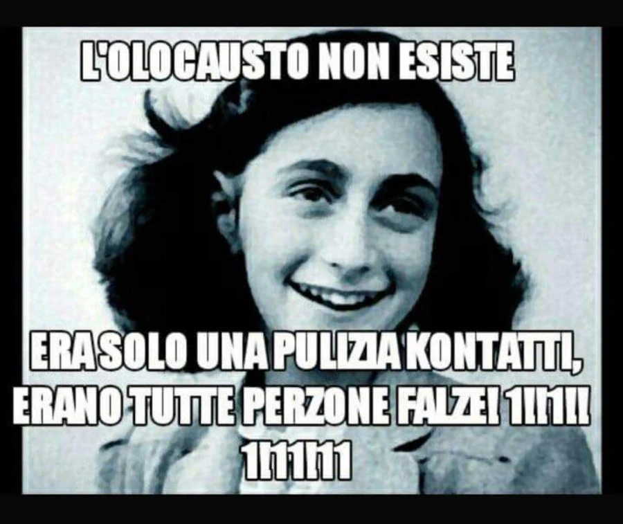 L'olocausto non esiste, era solo una pulizia kontatti, erano tutte perzone falze