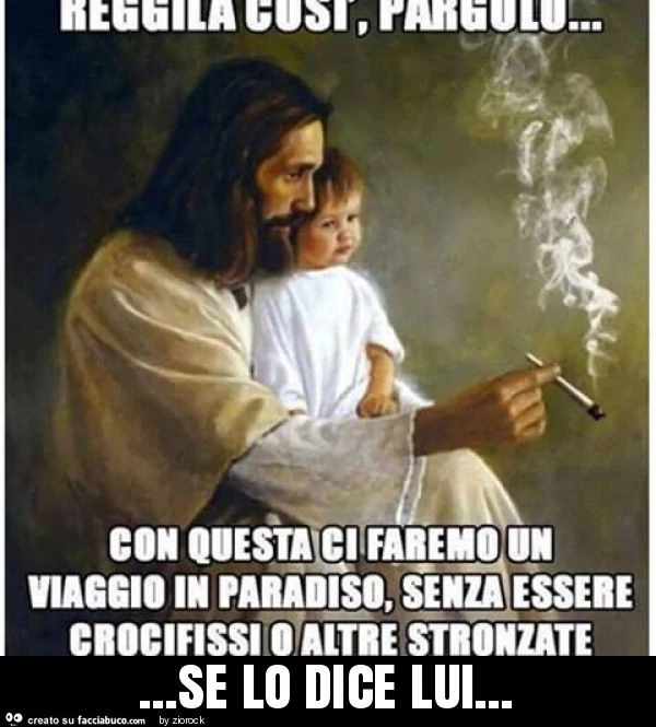 Se lo dice lui