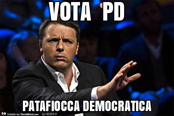 Vota pd patafiocca democratica