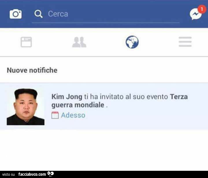 Kim Jong ti ha invitato al suo evento terza guerra mondiale. Adesso